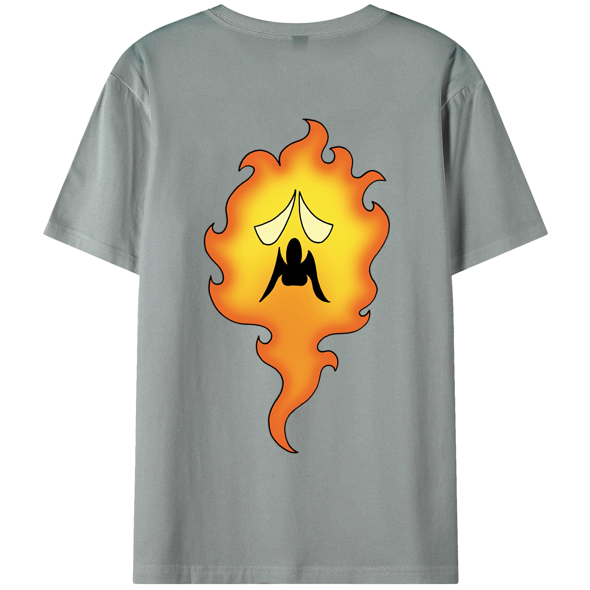 （画像用） ドラゴンクエスト Doragon Kuesuto Dragon Quest 綿100％ メンズ半袖Tシャツ（バックプリント） 通気性
